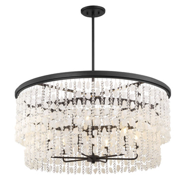 Minka Lavery Shimmering Elegance 9 Light Chandelier - 6706-66 1
