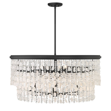 Minka Lavery Shimmering Elegance 9 Light Chandelier - 6706-66 