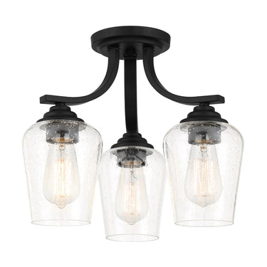 Minka Lavery Shyloh 3 Light Semi Flush / Chandelier - 4926 4
