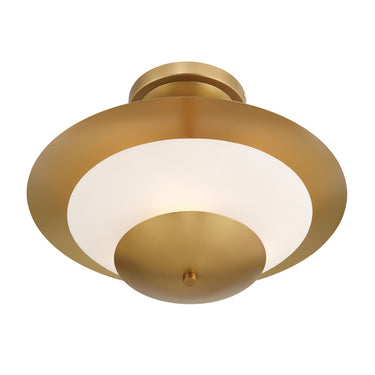 Minka Lavery Solara 18.25" 3 Light Semi Flush - 3943-732 3
