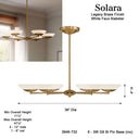 Minka Lavery Solara 36" LED Chandelier - 3946-732 7