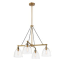 Minka Lavery Sommersby 30" 4 Light Chandelier - 5714-876 1