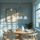 Minka Lavery Sommersby 30" 4 Light Chandelier - 5714-876 6