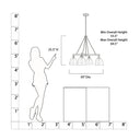 Minka Lavery Sommersby 30" 4 Light Chandelier - 5714-876 8