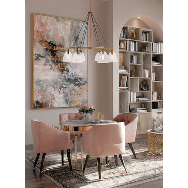 Minka Lavery Sommersby 36" 6 Light Chandelier - 5716-876 7