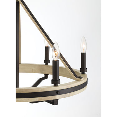 Minka Lavery Sonoma 26.25" 6 Light Chandelier - 2626-860 3