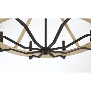Minka Lavery Sonoma 34" 8 Light Chandelier - 2628-860 3