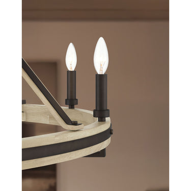 Minka Lavery Sonoma 34" 8 Light Chandelier - 2628-860 4