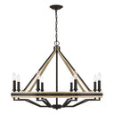 Minka Lavery Sonoma 34" 8 Light Chandelier - 2628-860