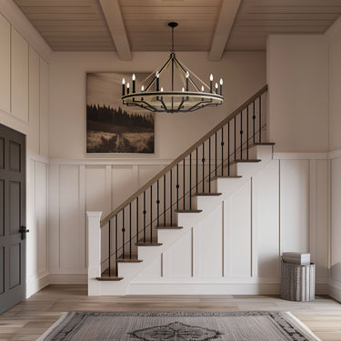 Minka Lavery Sonoma 47.75" 12 Light Chandelier - 2629-860 3