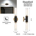 Minka Lavery Stamford 24" High 2 Light Wall Sconce - 1902-876 7