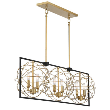 Minka Lavery Titans Trace 6 Light Island Light - 3917-707A 1