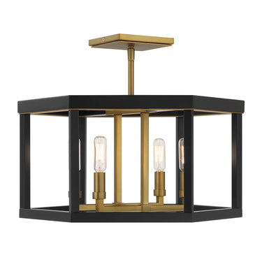 Minka Lavery Union Estates 4 Lights Semi Flush - 2114-726 