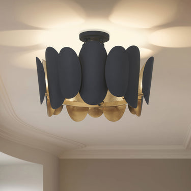 Minka Lavery Vailen 20" 7 Light Semi Flush - 1417-897 2
