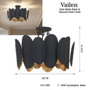 Minka Lavery Vailen 20" 7 Light Semi Flush - 1417-897 4