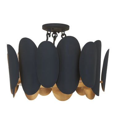 Minka Lavery Vailen 20" 7 Light Semi Flush - 1417-897