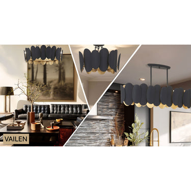 Minka Lavery Vailen 36" 12 Light Pendant - 1418-897 5