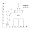 Minka Lavery Vailen 36" 12 Light Pendant - 1418-897 7