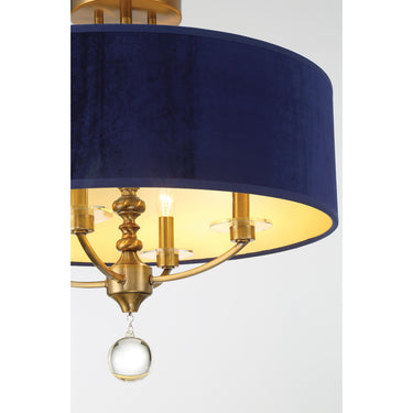 Minka Lavery Van Noord 4 Light Semi Flush - 3484-923 3