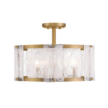 Minka Lavery Veil 18" 4 Light Semi Flush - 3635-732