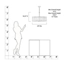 Minka Lavery Veil 28" 6 Light Pendant - 3636-732 8