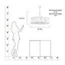 Minka Lavery Veil 36" 10 Light Pendant - 3638-732 8