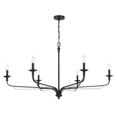 Minka Lavery Velena 47.25" 6 Light Chandelier - 3826-899 1
