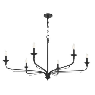 Minka Lavery Velena 47.25" 6 Light Chandelier - 3826-899 3