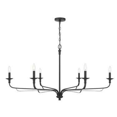 Minka Lavery Velena 47.25" 6 Light Chandelier - 3826-899