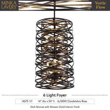 Minka Lavery Vortic Flow Pendant - 4672-111 1