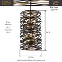 Minka Lavery Vortic Flow Pendant - 4672-111 