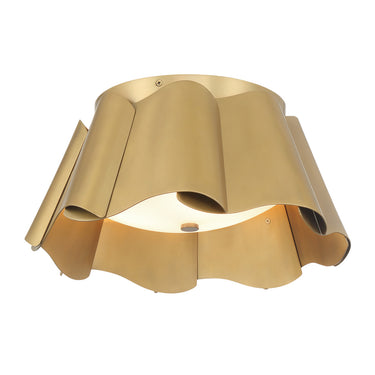 Minka Lavery Waveform 14" 3 Light Flush Mount - 3955-732 1