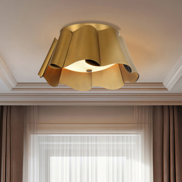 Minka Lavery Waveform 14" 3 Light Flush Mount - 3955-732 4