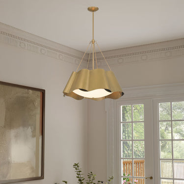 Minka Lavery Waveform 26" 4 Light Pendant - 3954-732 5
