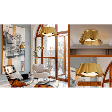 Minka Lavery Waveform 26" 4 Light Pendant - 3954-732 8