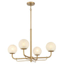 Minka Lavery Whitehall 30" 4 Light Chandelier - 3797 1