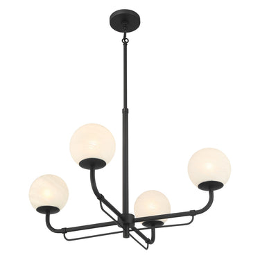 Minka Lavery Whitehall 30" 4 Light Chandelier - 3797 12