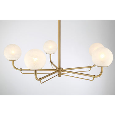 Minka Lavery Whitehall 38" 5 Light Chandelier - 3795 1