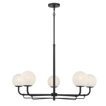Minka Lavery Whitehall 38" 5 Light Chandelier - 3795 12