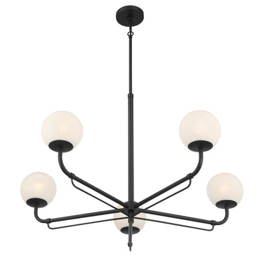 Minka Lavery Whitehall 38" 5 Light Chandelier - 3795 14