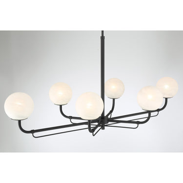 Minka Lavery Whitehall 46" 6 Light Island Pendant - 3796 14