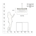 Minka Lavery Willow 35.25" 6 Light Pendant - 3626-732 9