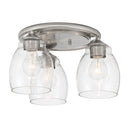 Minka Lavery Winsley 3 Light Flush Mount Fixture In Metal - 2438 1