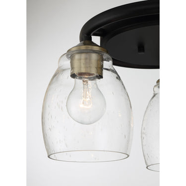 Minka Lavery Winsley 3 Light Flush Mount Fixture In Metal - 2438 8