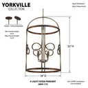 Minka Lavery Yorkville 4 Light Pendant - 2694-115 4