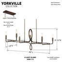 Minka Lavery Yorkville 8 Light Island - 2698-115 6