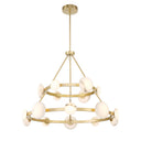 Minka Lavery Zill 16 LED Light 2 Tier Chandelier - 3599-864-L 2