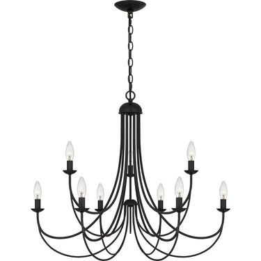Mirren 9 Light Chandelier in Imperial Bronze 1