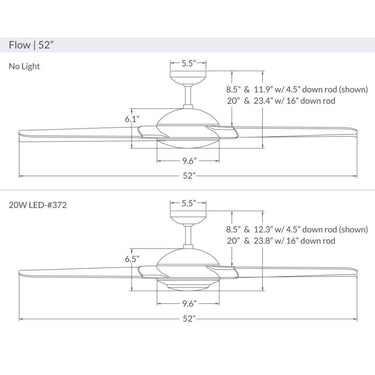 Modern Fan FLO-52-NL Flow 52" Fan 10
