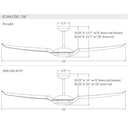 Modern Fan IC2-56-NL IC/Air 2 Blade DC 56" Fan No Light 20